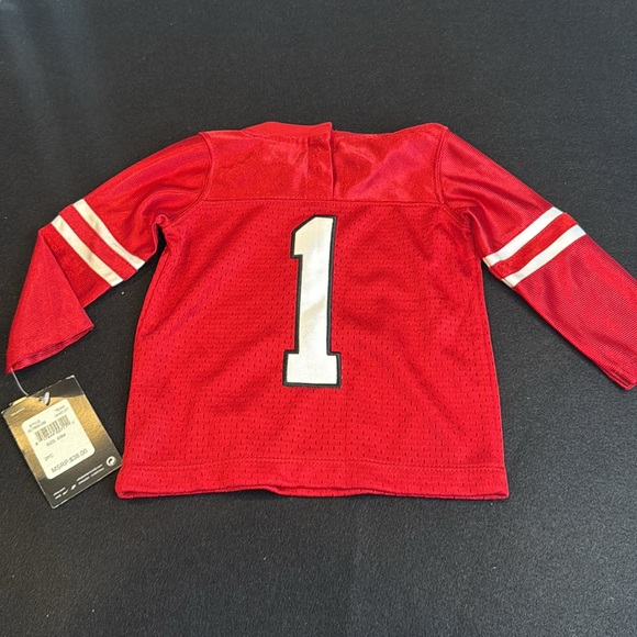 NWT Ohio State Buckeyes football Nike baby jersey 6/9 months - Picture 5 of 5